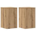 vidaXL Stojany na rastliny 2 ks dub artisan 30x30x50 cm kompoz. drevo
