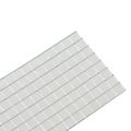 vidaXL Zrkadlová mozaiková dlaždica 12 ks Strieborná 100 x 4 cm Sklo