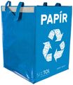 Tašky na triedený odpad SORT EASY 4 CARTON, 30x30x40cm, 4x36l, 4ks SIXTOL