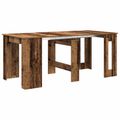 vidaXL Jedálenský stôl 180 x 85 x 75 cm Kompozitné drevo Staré drevo