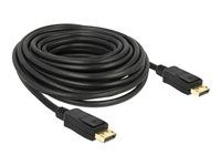 Kábel obrazovky - DisplayPort (M) do DisplayPort (M) - DisplayPort 1.2 - 10 m - čierna