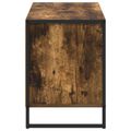 vidaXL TV skrinka 100 x 36 x 49,5 cm Dymová dub Kompozitné drevo