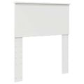 vidaXL Rám postele Biela 75 x 190 cm Masívne borovicové drevo