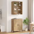 vidaXL Highboard 2 ks dub artisan 69,5 x 34 x 180 cm Kompozitné drevo