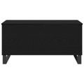 vidaXL Konferenčný stolík Čierny dub 90 x 44,5 x 45 cm