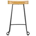 vidaXL Barové stoličky Gavin 2 ks, mangový masív