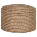vidaXL Lano zo 100% juty, 12 mm, 100 m