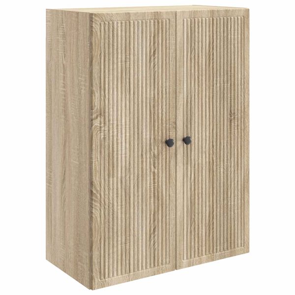 vidaXL Nástenná skrinka Dub sonoma 66 x 34,5 x 90 cm Kompozitné drevo