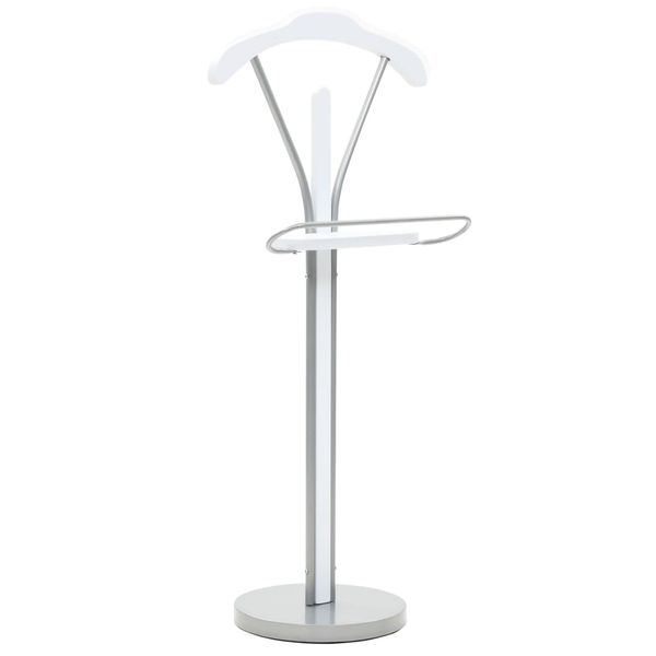 vidaXL Stojan na oblek 45x35x107 cm, biely