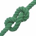 vidaXL Bavlnený povraz 24 mm 50 m Zelená 100% bavlna