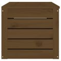 vidaXL Úložný box medovo-hnedý 109x36,5x33 cm masívna borovica