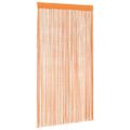 vidaXL Závesy zo šnúrok 2 ks oranžové 100x250 cm