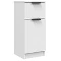 vidaXL Komody 2 ks biele 30x30x70 cm spracované drevo