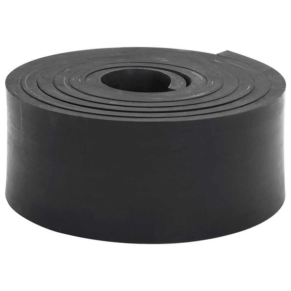 VidaXL Gumová hrana pre snežný pluh čierna 300x10x1 cm