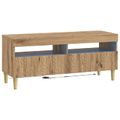 vidaXL 5-dielny LED TV kabinet Dub artisan Kompozitné drevo