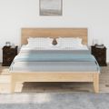 vidaXL Nočné stolíky 2 ks dymový dub 39x39x47,5 cm spracované drevo