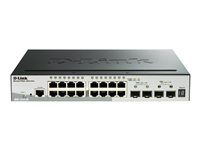Prepínač - L3 - inteligentný - 16 x 10/100/1000 + 2 x gigabit SFP + 2 x 10 Gigabit SFP+ - desktop, Lze montovať do rozvádzača