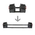 Jednoručná / obojručná variabilná činka HMS SGR40 PRO SET 2v1 40 kg
