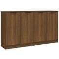 vidaXL Komody 2 ks hnedý dub 60x30x70 cm spracované drevo