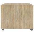 vidaXL Konferenčný stolík dub sonoma 55x55x40 cm kompozitné drevo