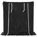 vidaXL Regál na krbové drevo s pláštenkou 100,5x40,5x110,5 cm