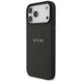 Etui Guess Grained Ring MagSafe do       iPhone 17 Pro Max czarny
