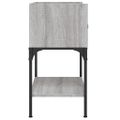vidaXL Nočné stolíky 2 ks sivé sonoma 40,5x31x60 cm kompozitné drevo