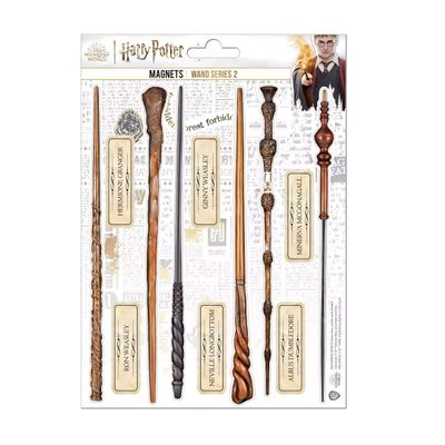 Sada magnetiek Harry Potter - Čarovné prútiky 2 (12 ks)