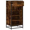 vidaXL Regál na topánky dymový dub 48x38x97,5 cm spracované drevo