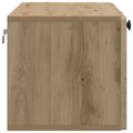 vidaXL Nástenná TV skrinka Nástenný Dub artisan 78,5 x 31 x 30 cm