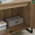 vidaXL TV skrinka 140 x 36 x 49.5 cm Remeselnícky dub Kompozitné drevo