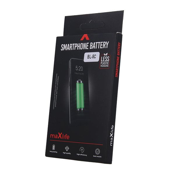 Maxlife batéria pre Nokia 3650 / 3110 Classic / E50 / N91 / BL-5C 1300mAh (OEM001543)