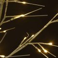 vidaXL Vianočný stromček/vŕba 220 LED 2,2 m, teplá biela, dovnútra/von