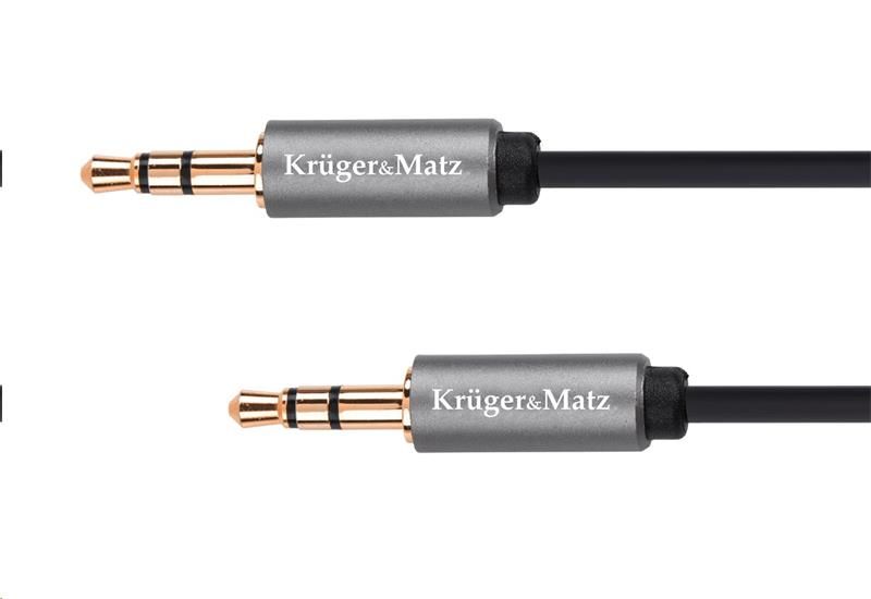 Kábel Jack 3,5mm - Jack 3,5mm 1,8m Kruger&Matz Basic