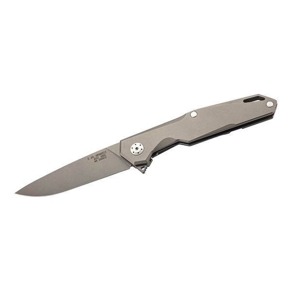 Herbertz 308812 Einhandmesser jednoručný vreckový nôž 9cm, titán