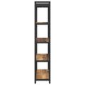vidaXL Regál na knihy 80 x 30 x 155 cm Kompozitné drevo Staré drevo