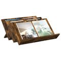 vidaXL Regál na časopisy Dymová dub 65 x 53 x 28,5 cm Kompozitné drevo