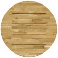 vidaXL Stolová doska dubové drevo okrúhla 23 mm 800 mm