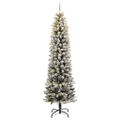 vidaXL Umelý vianočný stromček 300 LED a snehové vločky 180 cm