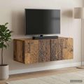 vidaXL Nástenná TV skrinka 59,5 x 41 x 30 cm Staré drevo