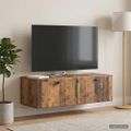 vidaXL Nástenná TV skrinka 98 x 41 x 30 cm Staré drevo
