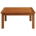 vidaXL Záhradný konferenčný stôl 63x63x30 cm akáciový masív