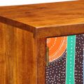 vidaXL Skriňa na topánky 90 x 35 x 55 cm Pevné akáciové drevo Hnedá
