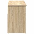 vidaXL lavica na topánky dub sonoma 102x30,5x45 cm umelé drevo