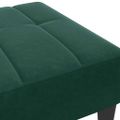 vidaXL Podnožka tmavozelená 77x55x31 cm zamat