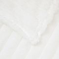 vidaXL Prikrývky na hodenie 6 ks Biela 240 x 220 cm 8.76 kg Flís