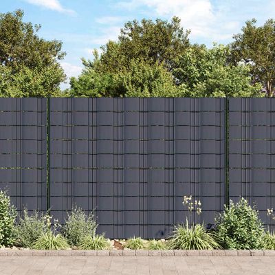vidaXL PVC ochranná páska na ochranu súkromia 70x0,19 m tmavosivá
