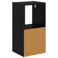 vidaXL Nočný stolík 2 ks Čierny dub 25,5 x 22 x 49,5 cm