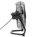 vidaXL Podlahový ventilátor, 3 rýchlosti 60 cm 115,2 W, čierny