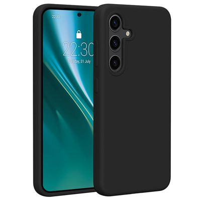 Silikónové puzdro Etteri pre Samsung Galaxy S24 čierna